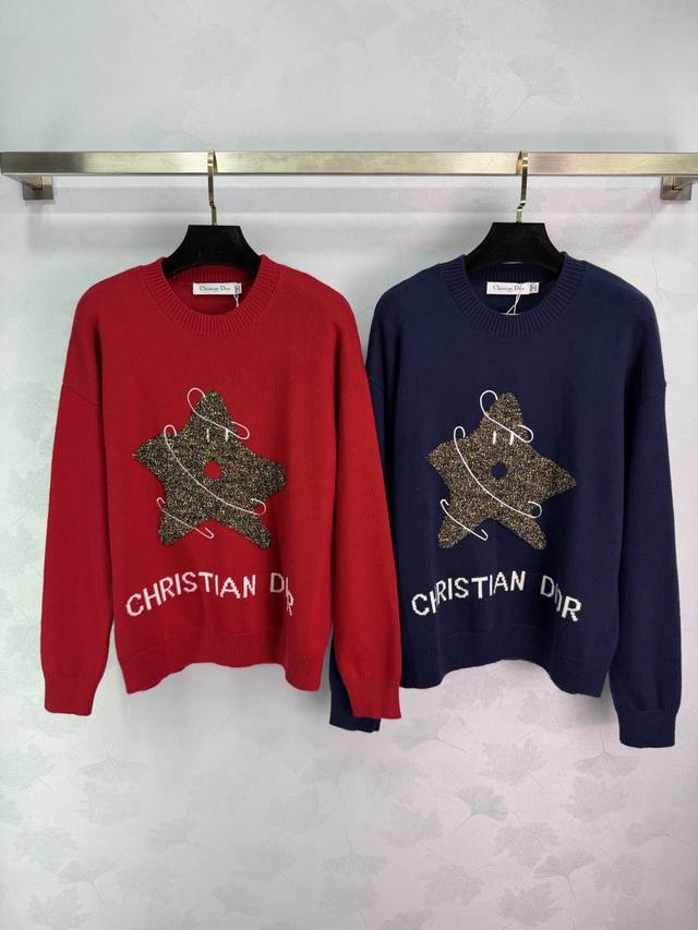 Dio*25 Autumn/Winter New Star Pattern Knit Sweater, featuring a distinctive star