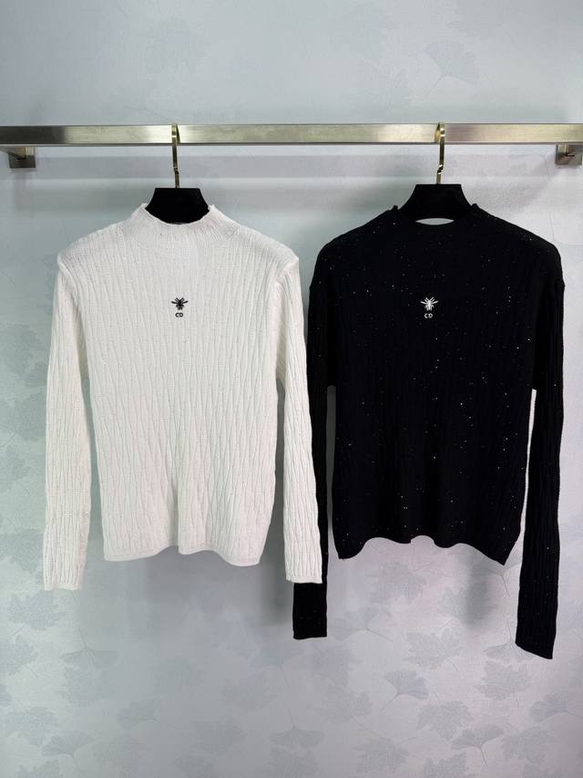 Dio*25 Autumn/Winter New Ribbed Knit Base Layer Top. Features a mock turtleneck