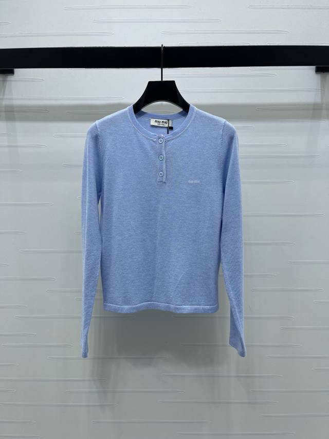 New Arrival: High-end Original Miu Mi* 2025 Autumn/Winter Collection! Button-dow