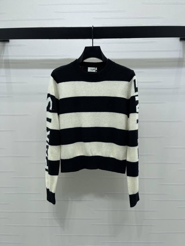 New Arrival! High-Quality Original Celin 2025 Autumn/Winter Collection! Striped
