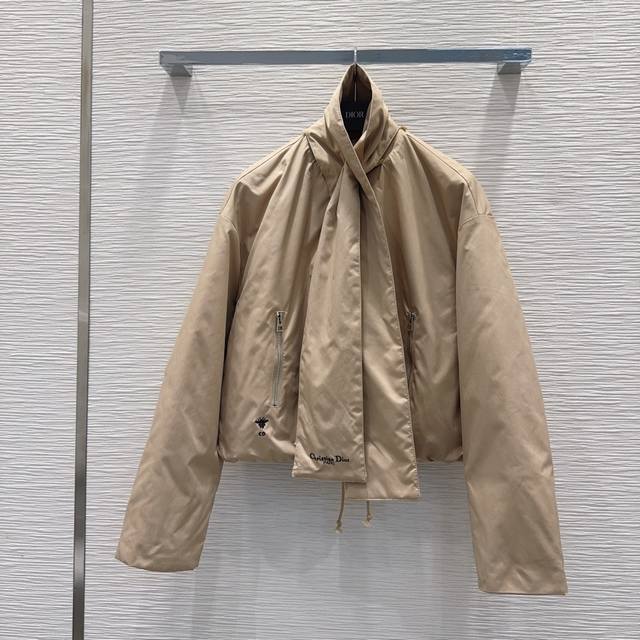 Christian Dio* 2025Fw New Quilted Jacket, British Style, Classic Design, Exquisi