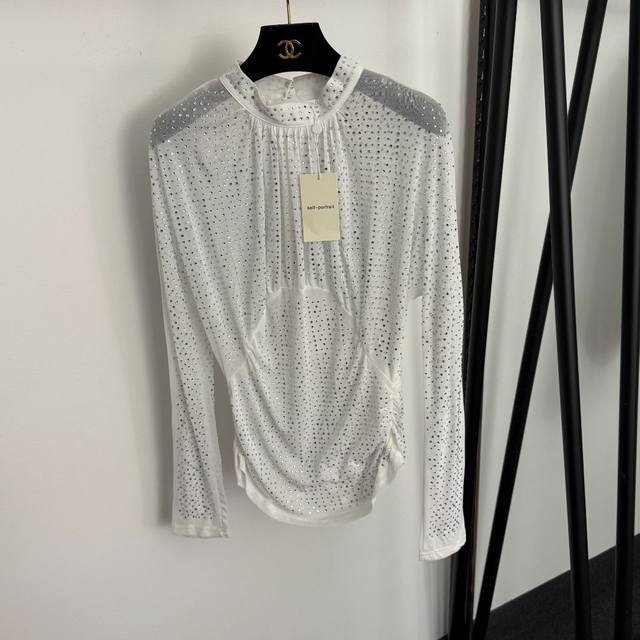 Style No. 20258446 Self Portrai*Sp New Heavy-Duty Rhinestone Slim Fit Backless