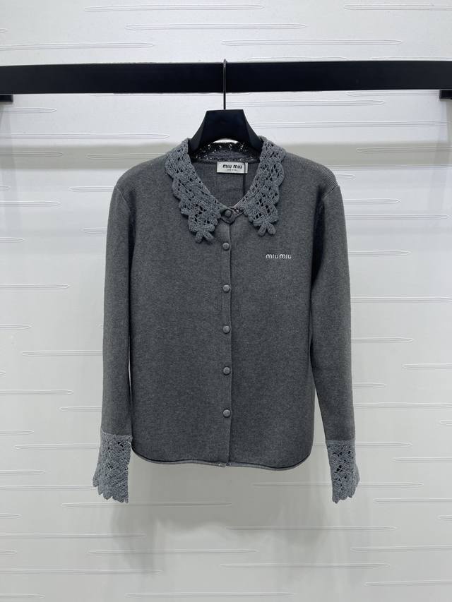 New Arrival! High-end original Miu Mi* 2025 Autumn/Winter Collection! Crochet Co
