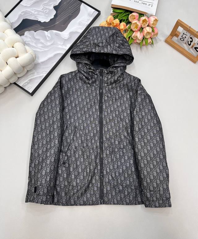 Dior's new jacquard hooded jacket/windbreaker is absolutely the hottest item in