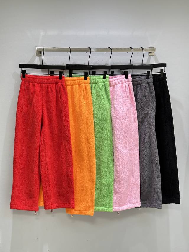 25Ss New Winter Arrival! Dopamine-colored casual sweatpants with a drawstring he