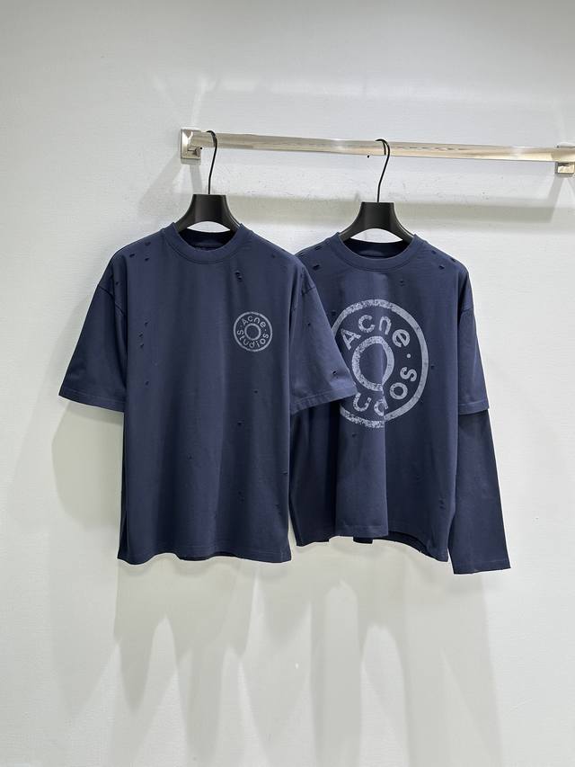 26Ss Early Spring New Arrival! This short-sleeved crew neck T-shirt is made of s
