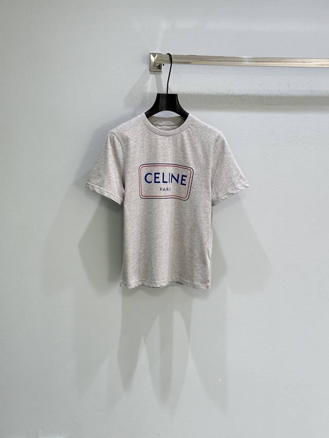 26Ss Early Spring New Arrival! This pure cotton short-sleeved T-shirt features a