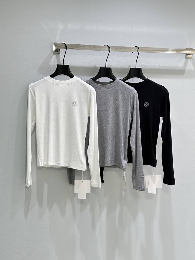 25Ss Autumn New Arrival! Classic round neck design, fits the neckline, comfortab