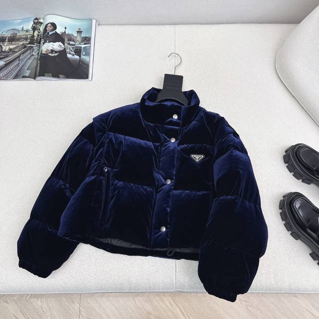 Hot Selling Recommendation pd 25Ss Autumn/Winter Newest Detachable Sleeve Velvet