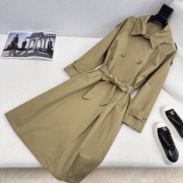 Hot Selling Item Recommendation Cd 26Ss Early Spring Newest Stylish Long Trench
