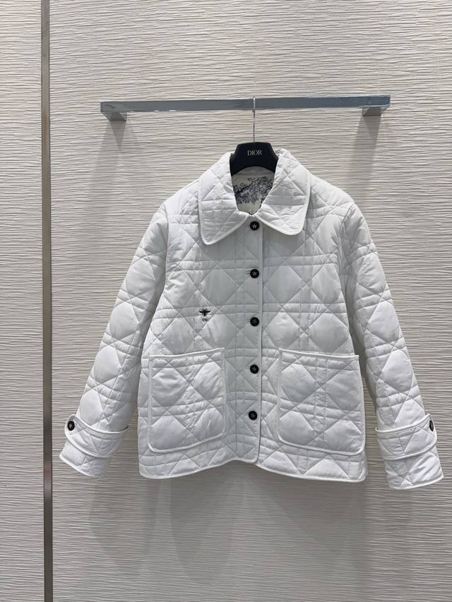 Christian Dio* 2025Fw New Cotton-padded Jacket: Excellent overall warmth, casual