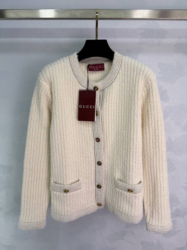 Gu*26 Early Spring New Knitted Cardigan, made of high-quality wool, soft and war