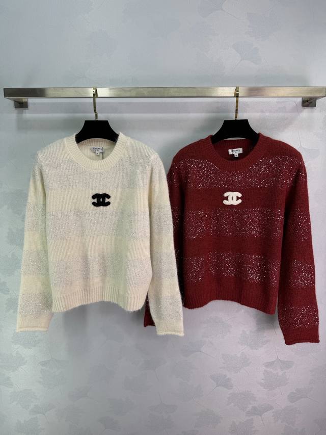 Ch*26 Early Spring New Double C Knitted Sweater, High-Quality Fabric, Soft and D