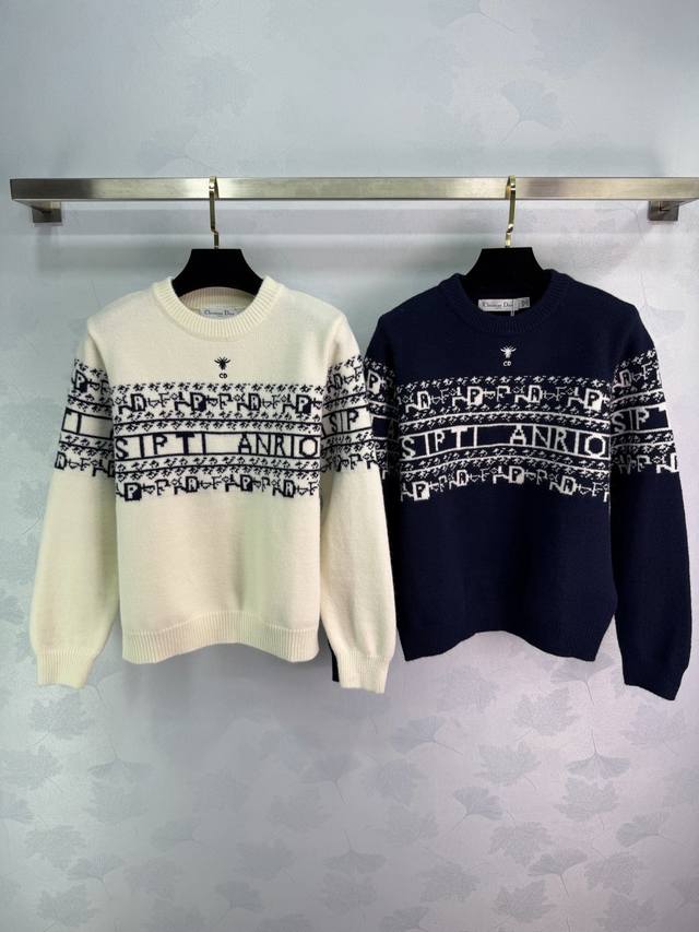 Dio*26 Early Spring New Fair Isle Jacquard Sweater. Classic Fair Isle style, woo