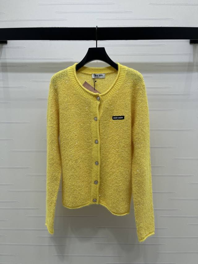New Arrival! High-Quality Original Miu Mi*2026 Early Spring Collection! Sequined