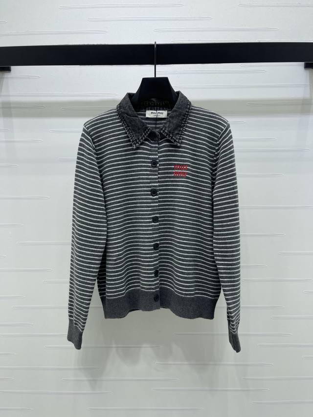 New Arrival: High-end Original Miu Mi* 2026 Early Spring Collection! Striped Fau