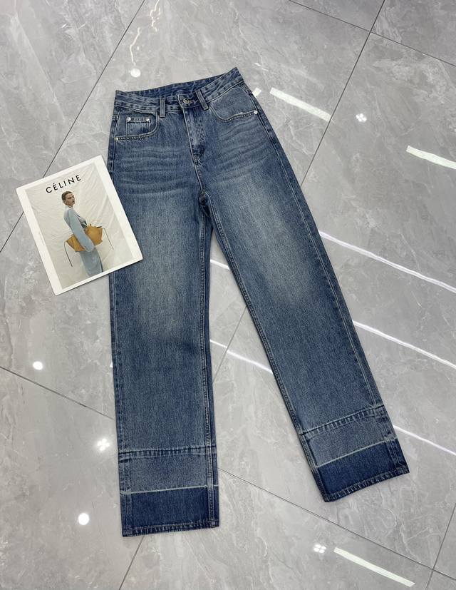 Burberr* New series of 3D patchwork cut jeans with an incredibly slimming effect