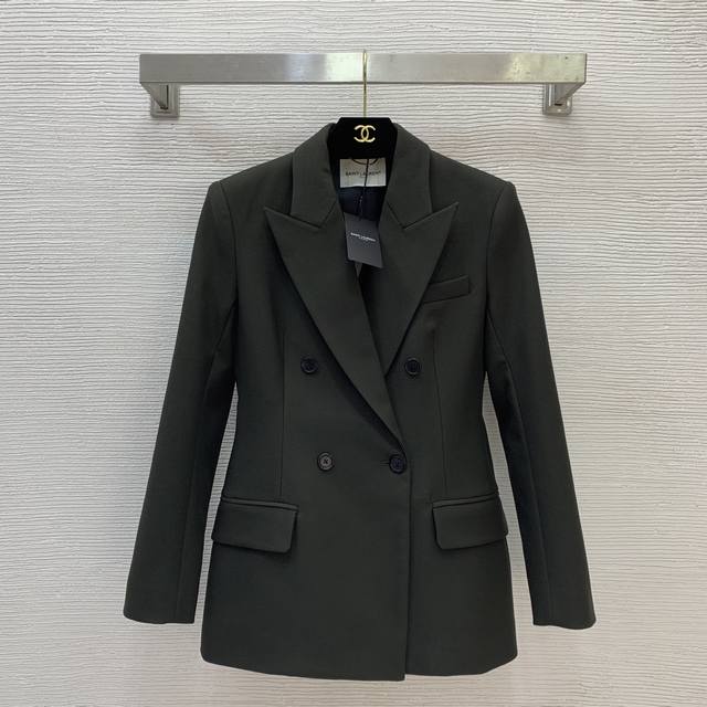 New Saint Laurent (YSL) Suit Jacket - High-end quality wool blend fabric, soft