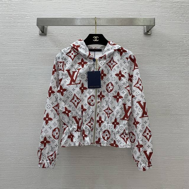 New Louis Vuitton (LV) monogram logo print all over, loose fit, slimming, taper