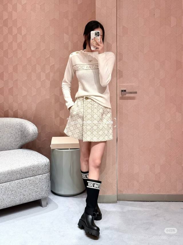 Dio*D's 2026 Early Spring New High-End Custom 100% Wool Yarn Fabric, Soft and Sk