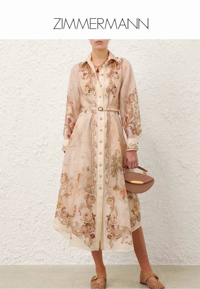 Zimmerma*N Zimmerma, an Australian brand, high-end custom floral retro print, fr