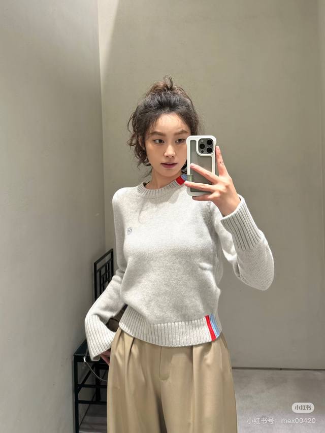 Loew* New high-end custom 100% wool yarn fabric, embroidered logo badge on the c