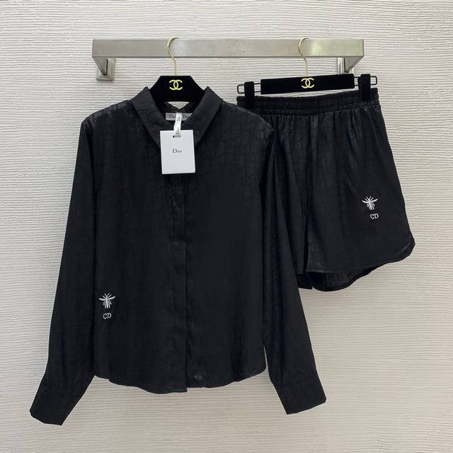 Dio* New Classic Cd Bee Embroidery All-Over Monogram Logo Jacquard Casual Fashio