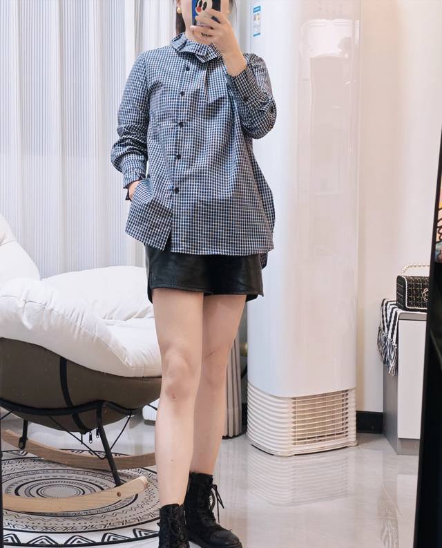 Plaid Series Floral Tulip Shirt, All-Season Item, High-Speed Sales Agent, Perfe