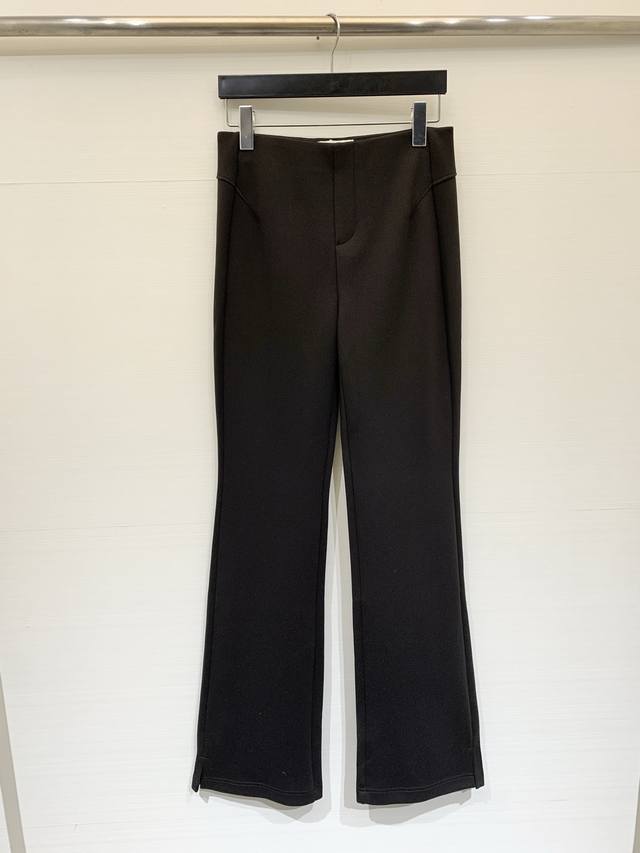 Mm6 26 Early Spring New Style Flared Casual Trousers. High-waisted, flared style