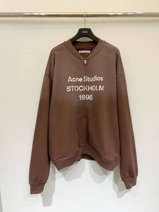 Acnestudios Spring/Summer 2026 New Chocolate Color Loose-fitting Distressed Long