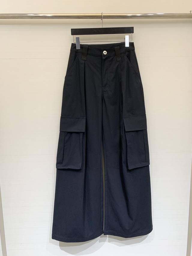 Shortsentence 2026 Ski Resort Collection High-Waisted Pure Cotton Loose Wide-Leg