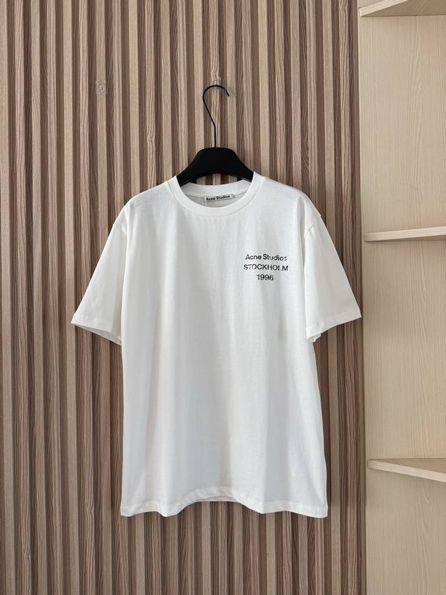Acnestudios Spring/Summer 2026 New Arrival: Ac Classic Letter Print Loose-fittin