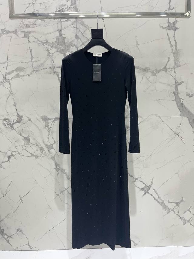 Saint Family New Heavy-Duty Rhinestone Dress High-end design, super heavy-duty e