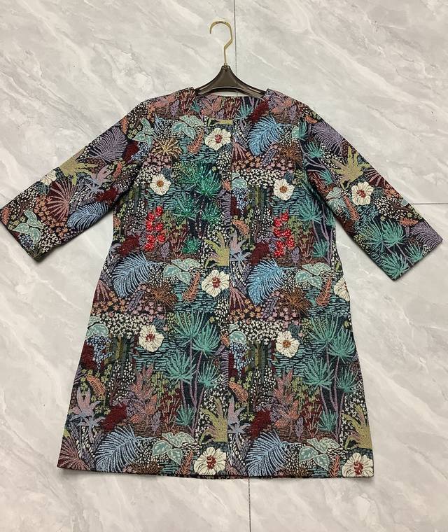 2025 Autumn/Winter New Arrival! Custom Chenille Jacquard Fabric! Long Coat with