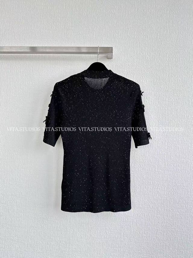 Hot Item In Stock Sequined Butterfly Top Made with 6 ultra-fine viscose filament