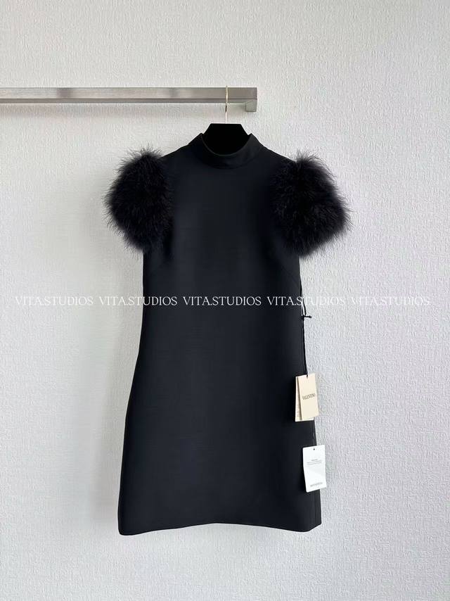 New Arrival Pre-sale Silk and Wool Short-Sleeve Dress Selected premium silk and