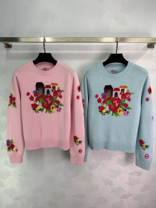 Er*26 Early Spring New Cashmere Knit Sweater, using ADF jacquard technology, fea