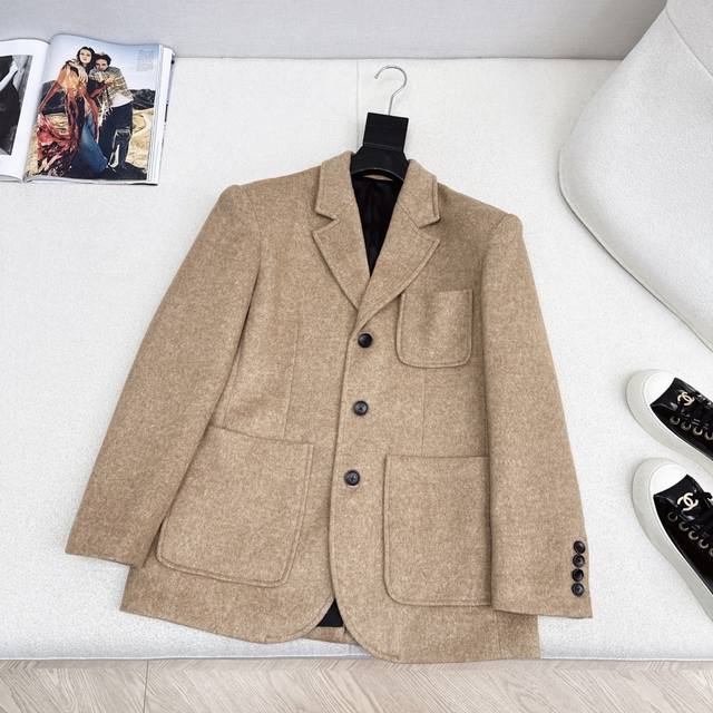 Exclusive First Release Ce 25Ss Autumn/Winter Newest Wool Blazer - Sophisticated