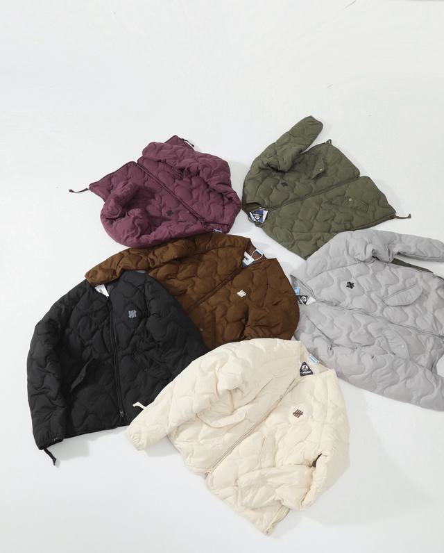 Undefeated Five-Stripe Lightweight Down Jacket DDD Custom-woven and dyed nylon f