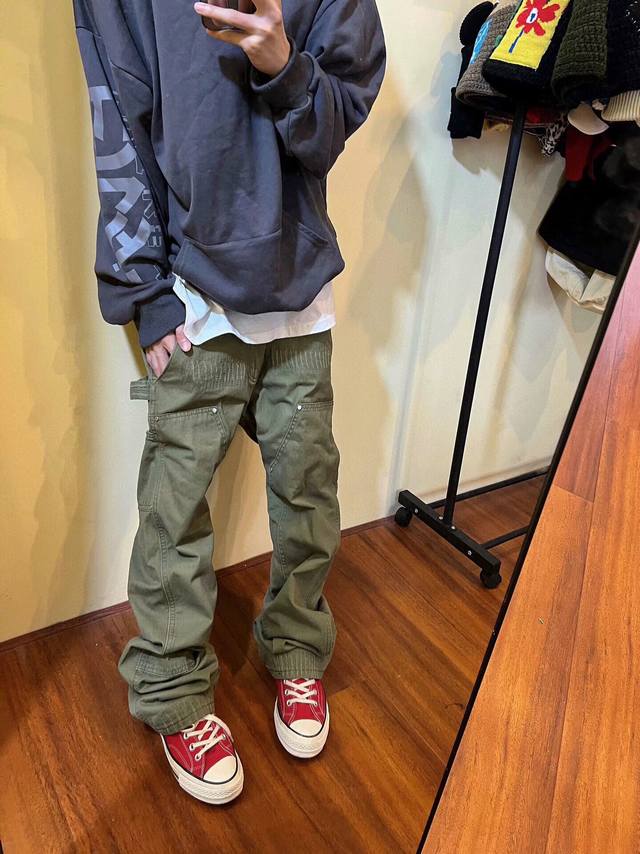 Special Price Item Xk2274 DDD European and American High Street Logging Work Pan