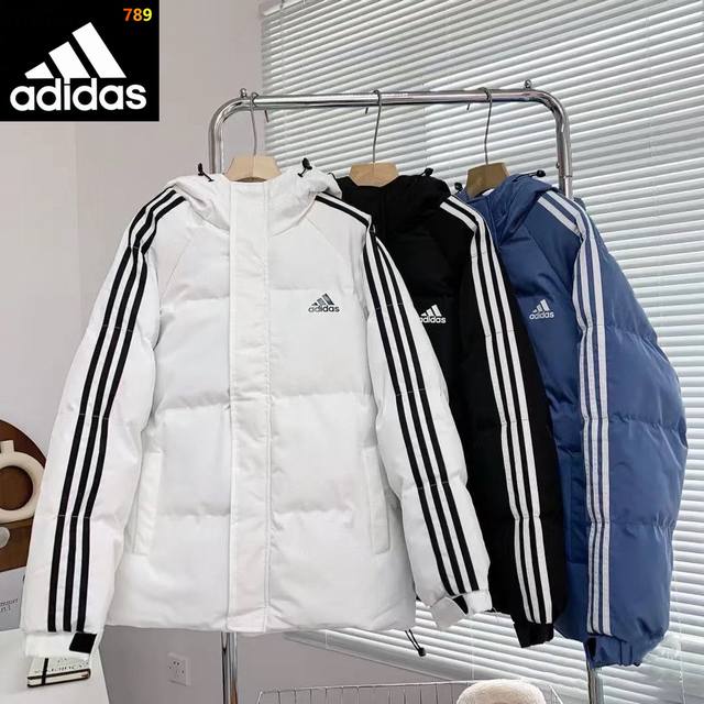 Adidas Classic Three-Stripe Cotton Jacket 2025Ss Winter New Arrival DDD Classic