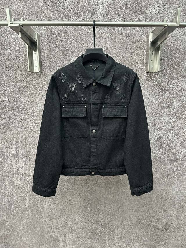Lv 2026Ss Early Spring New Arrival DDD Washed Denim Casual Long-Sleeve Jacket DD