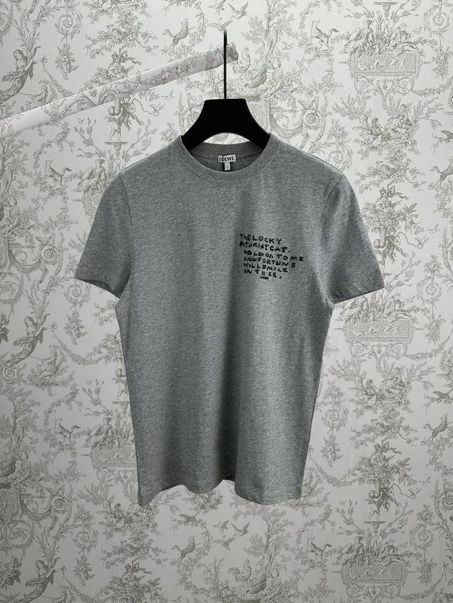 New Loewe x Louis Wain 25Ss cotton regular fit T-shirt. A lightweight cotton T-