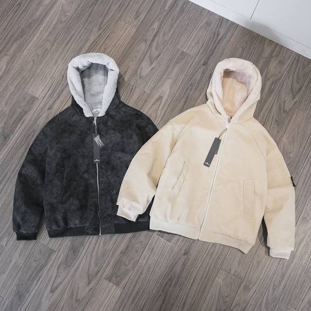 New Arrival DDD Stone Island New Functional Style Hooded Thick Cotton Coat with