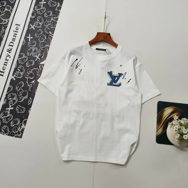 Sizes S-XL 2026 Spring/Autumn New Style Louis Vuitton Denim Patchwork Embroider