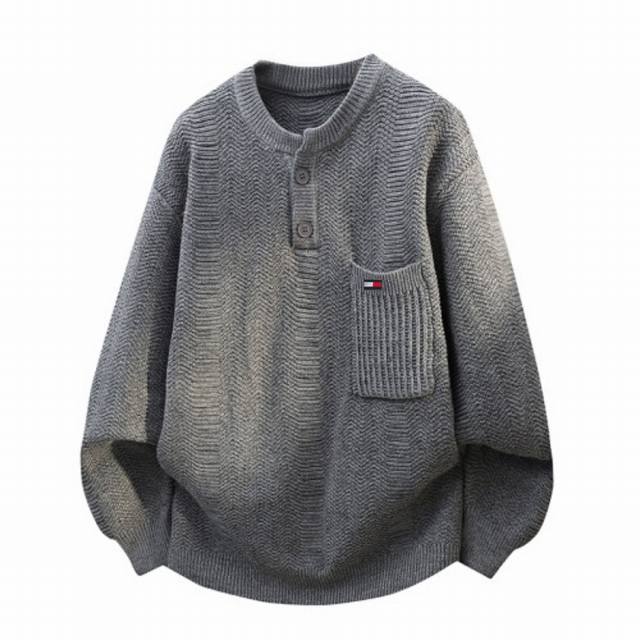 DDD Tommy's sweater, knitted with soft Andean yarn, is like wearing a ray of sun