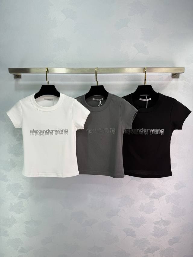 Ale*26 Early Spring New Short-Sleeve T-Shirt, Simple Crew Neck Design, Brand Let