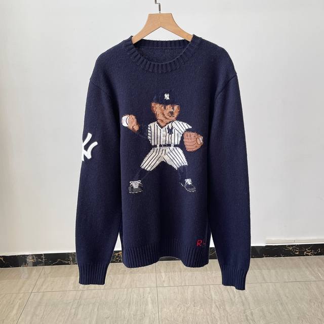 Ralph Lauren Baseball MLB Limited Edition American Retro Sweater with Embroidere