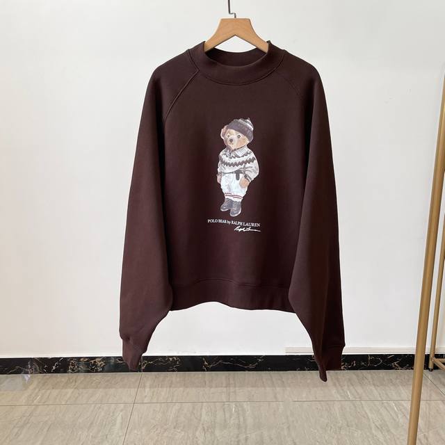 Ralph Lauren Warm and Comfortable Brown Cotton Casual Sweater - Hot Selling Item