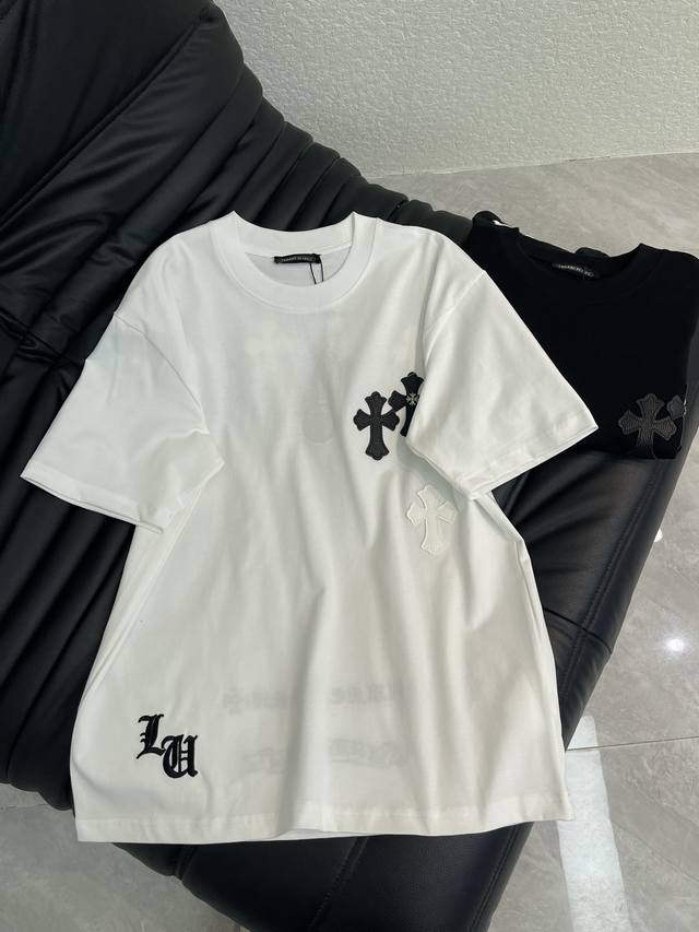 Chrome*26 Spring/Summer New Arrival: Patchwork Leather Embroidered Cross Logo Sh